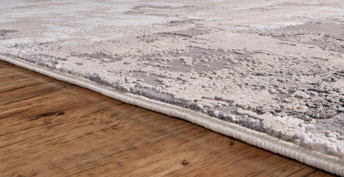 Feizy Prasad 3970F Rug in Gray