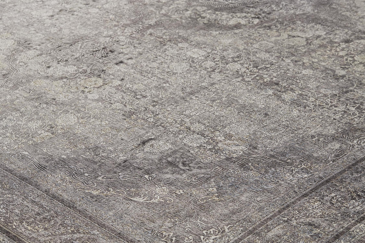 Feizy Sarrant 3967F Rug in Charcoal