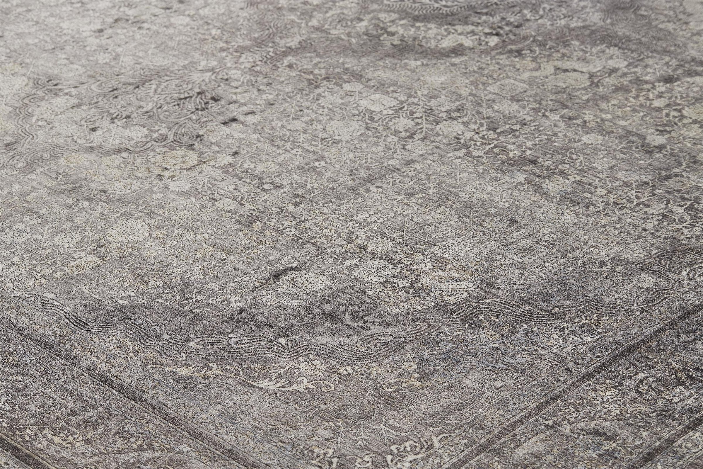 Feizy Sarrant 3967F Rug in Charcoal