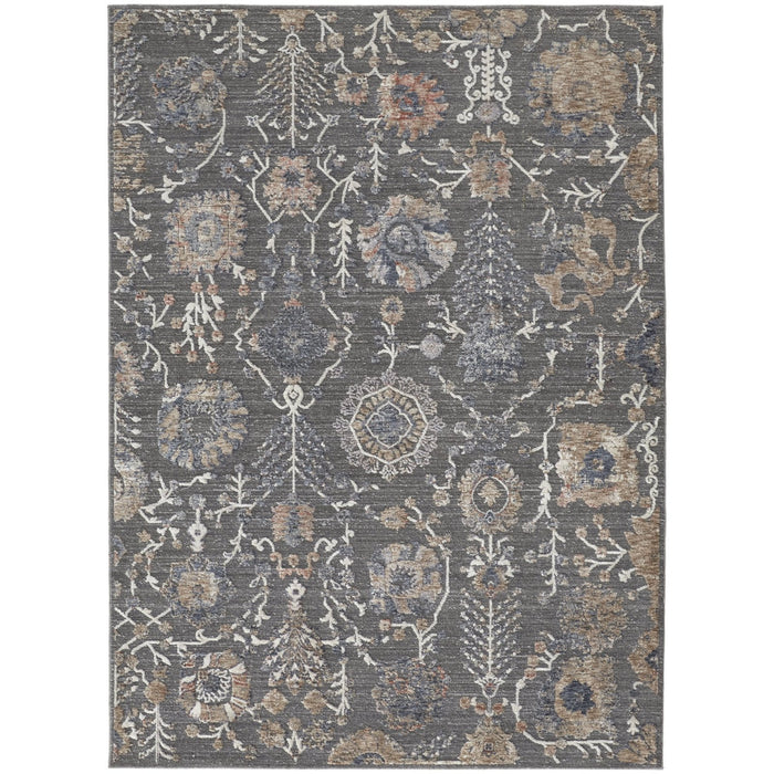 Feizy Thackery 39D0F Rug in Gray / Tan
