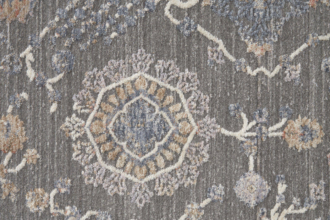 Feizy Thackery 39D0F Rug in Gray / Tan