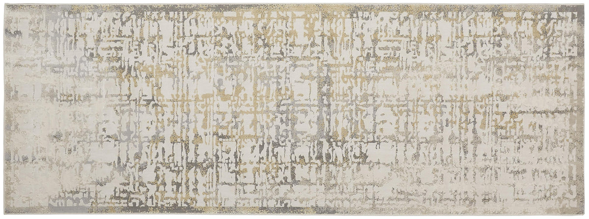 Feizy Waldor 3683F Rug in Ivory / Beige