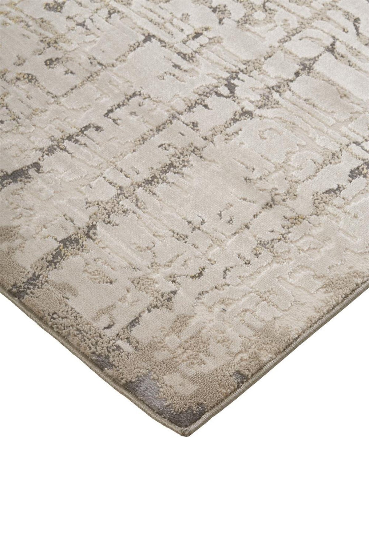 Feizy Waldor 3683F Rug in Ivory / Beige