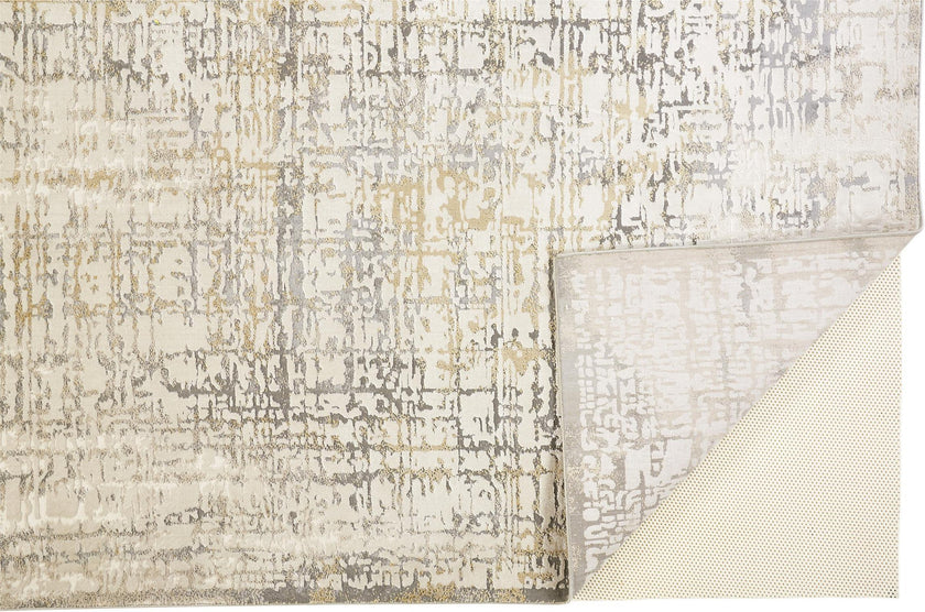 Feizy Waldor 3683F Rug in Ivory / Beige