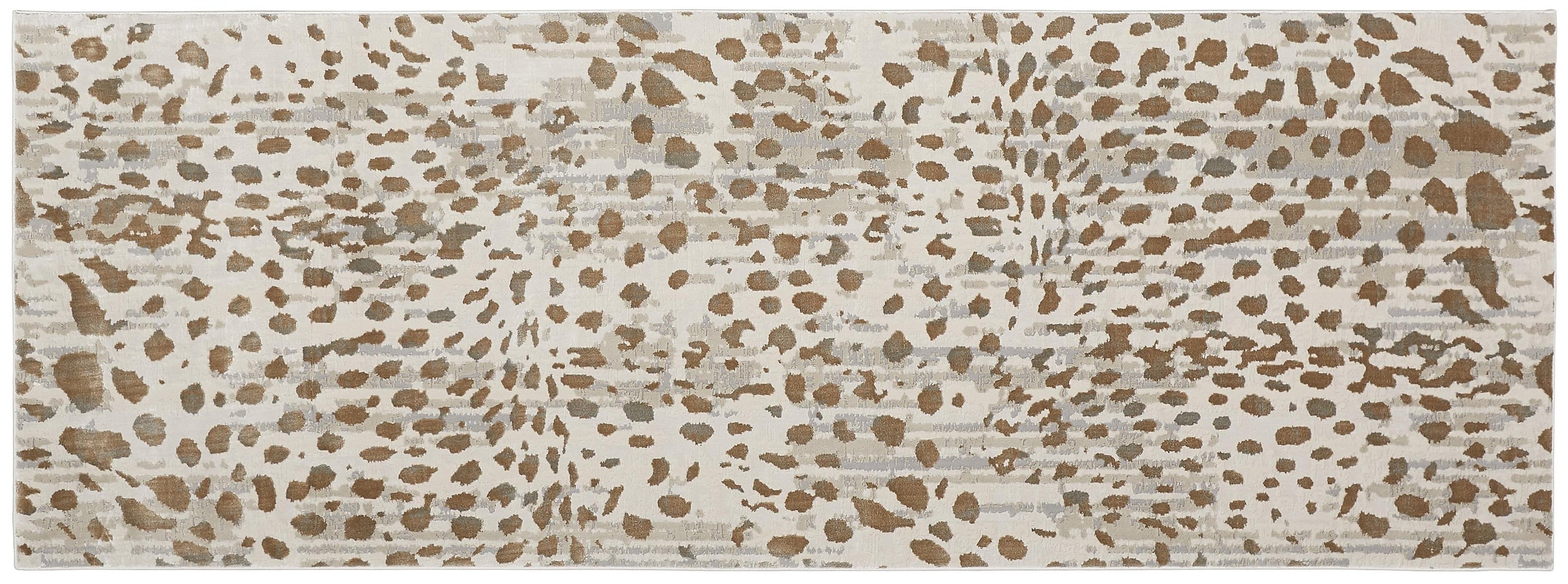 Feizy Waldor 3837F Rug in Brown / Ivory