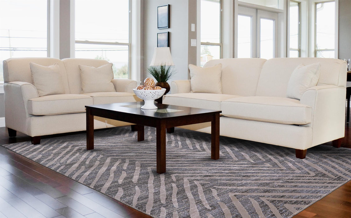 Feizy Waldor 3968F Rug in Gray