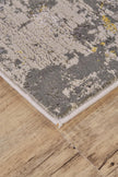 Feizy Waldor 3970F Rug in Gold/Birch