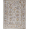 Feizy Wendover 6846F Rug in Gray / Ivory