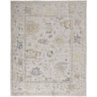 Feizy Wendover 6864F Rug in Gray / Ivory