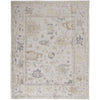 Feizy Wendover 6864F Rug in Gray / Ivory