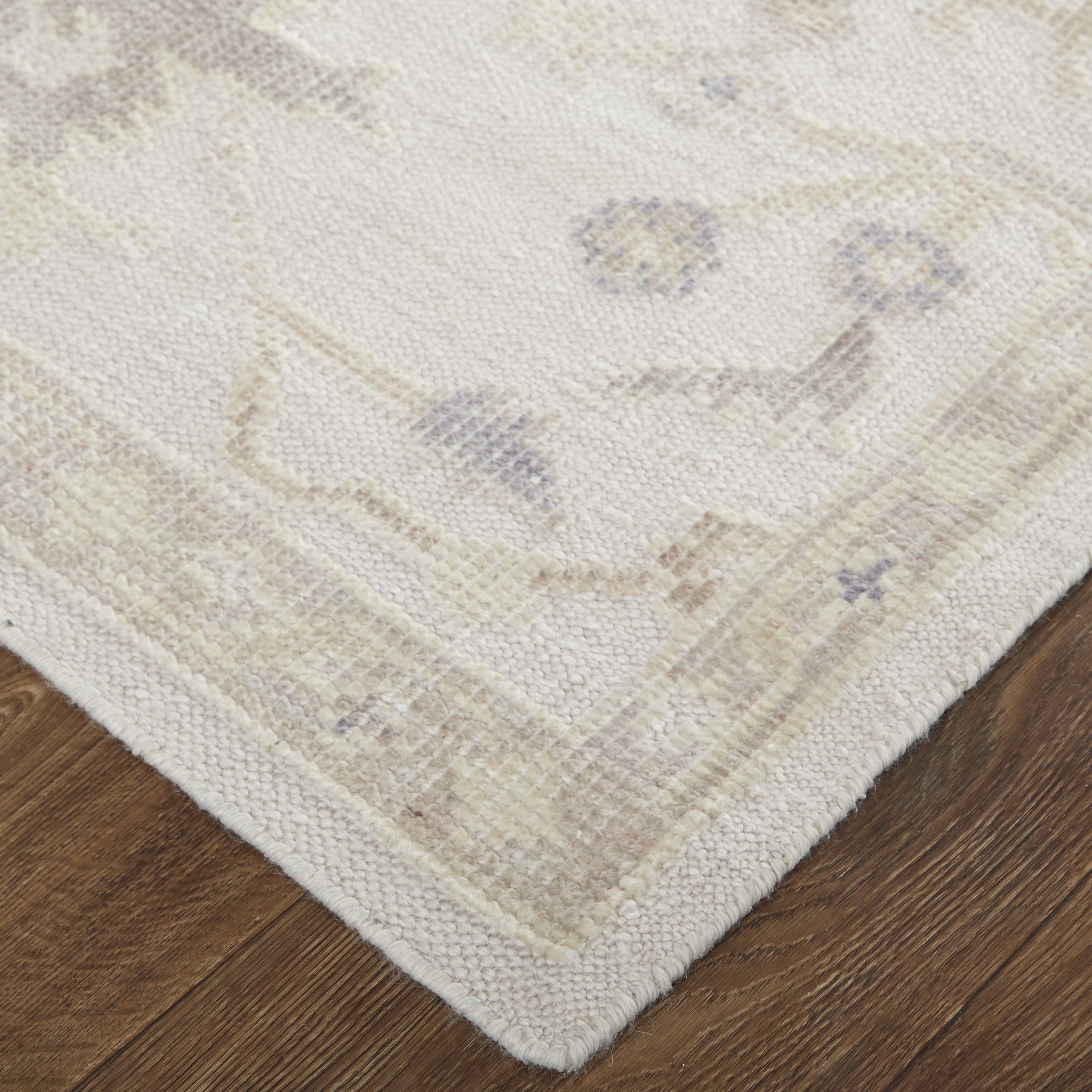 Feizy Wendover 6864F Rug in Gray / Ivory