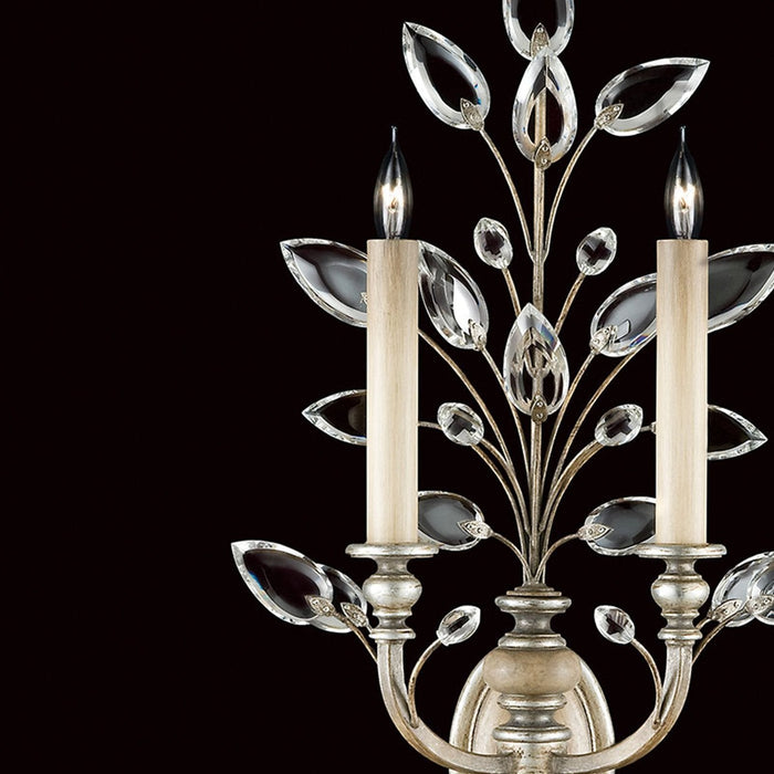 Fine Art Crystal Laurel 28" Sconce