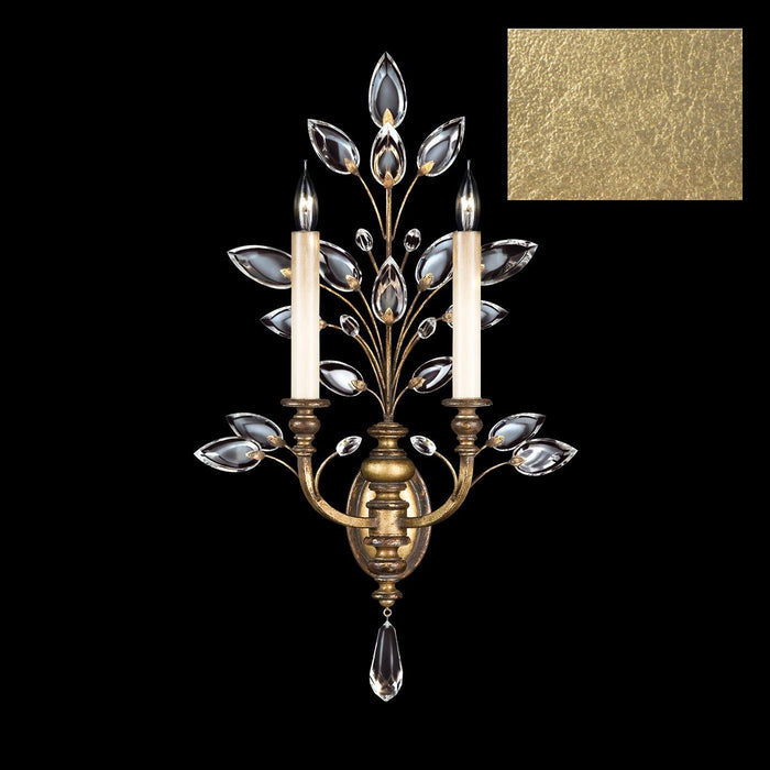 Fine Art Crystal Laurel 28" Sconce