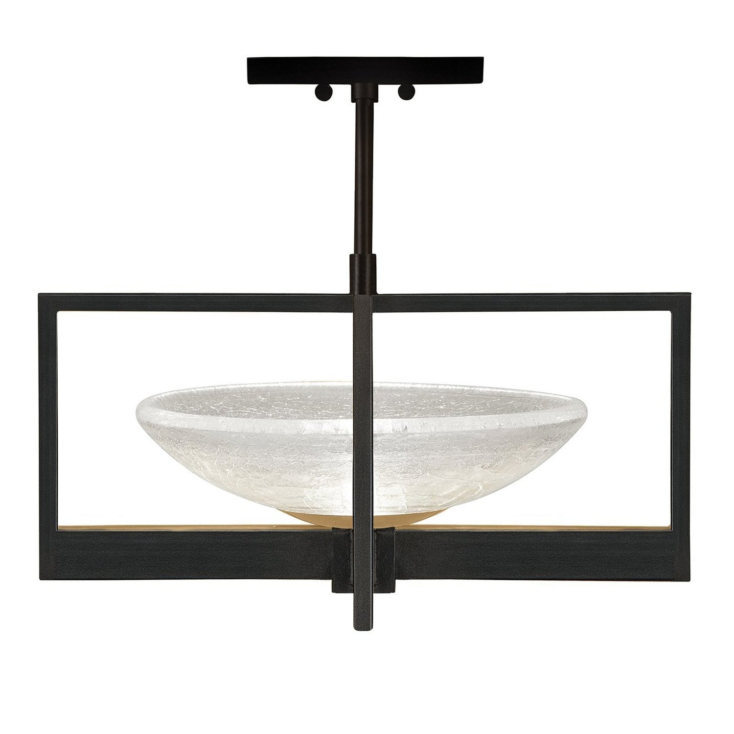 Fine Art Delphi 18" Square Semi Flush Mount