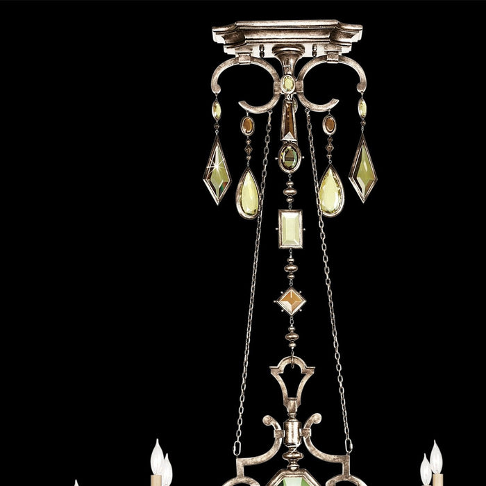 Fine Art Encased Gems 50" Oval Chandelier