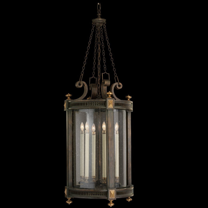 Fine Art Lighting Beekman Place 17 Inch Wide 5 Light Outdoor Hanging Lantern