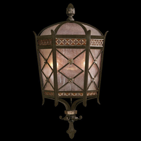 Fine Art Lighting Chateau Outdoor 2 Light 22 inch Black Coupe
