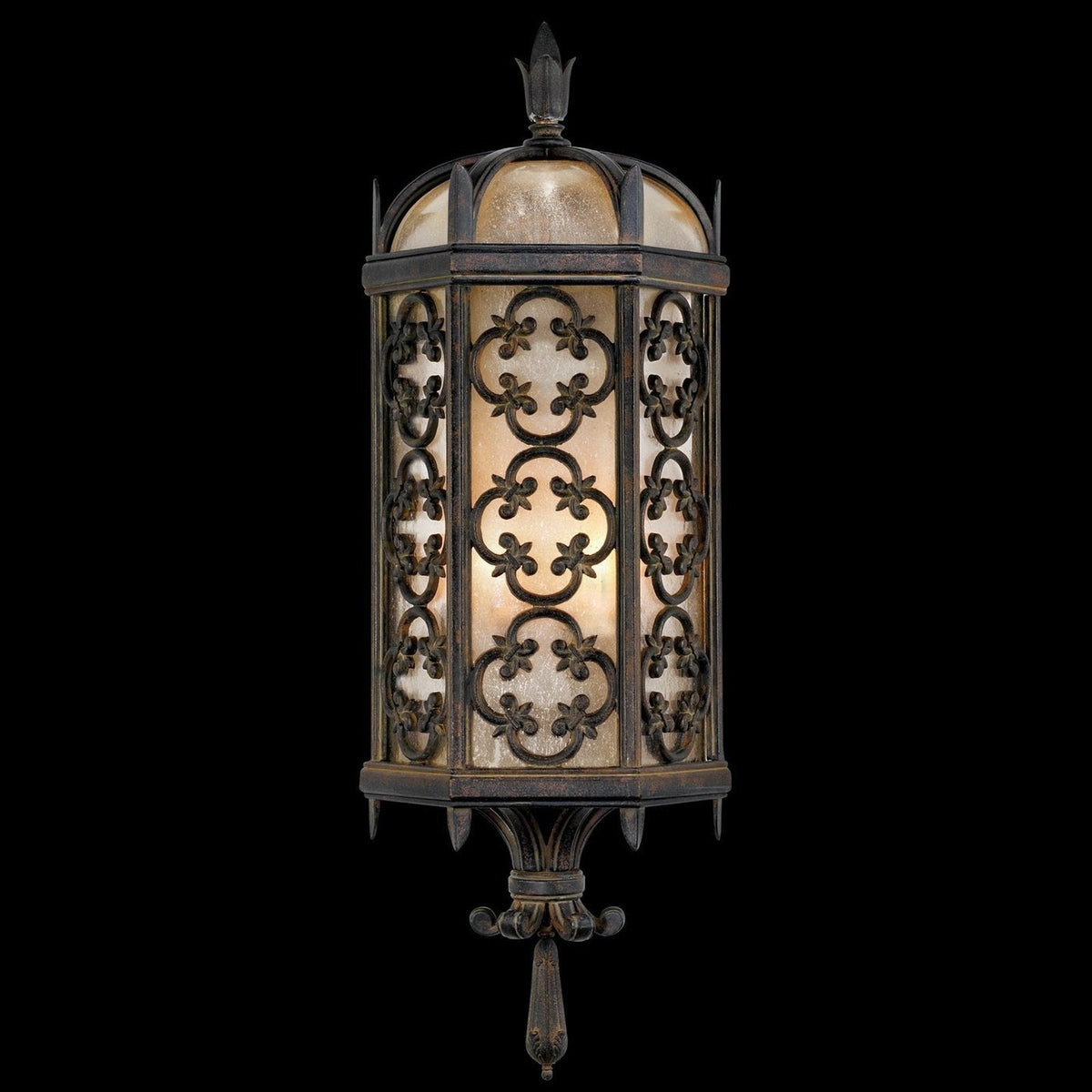 Fine Art Lighting Costa Del Sol 2 Light 24 inch Wrought Iron Outdoor Coupe