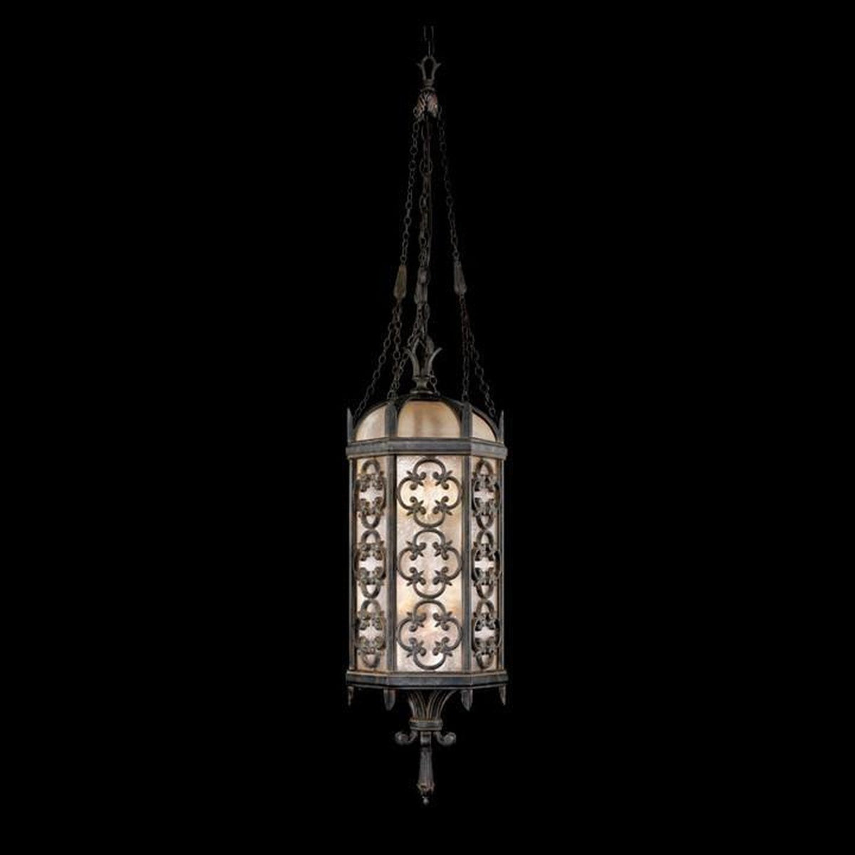 Fine Art Lighting Costa Del Sol 4 Light 10 inch Wrought Iron Outdoor Lantern