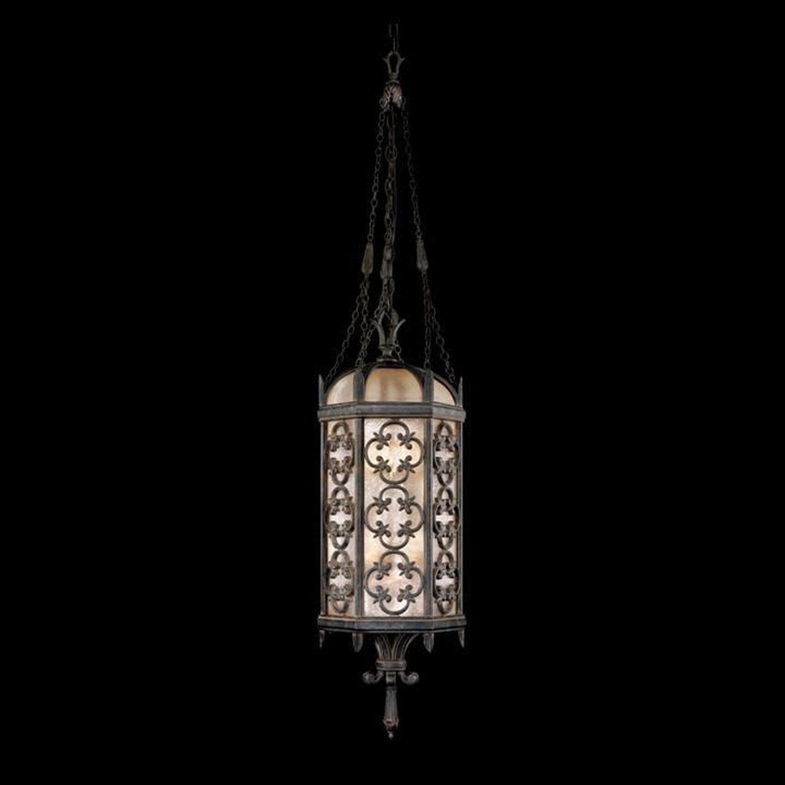 Fine Art Lighting Costa Del Sol 4 Light 10 inch Wrought Iron Outdoor Lantern