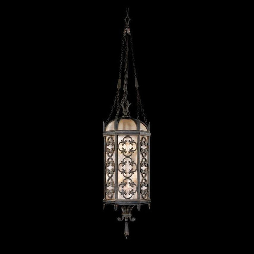 Fine Art Lighting Costa Del Sol 4 Light 10 inch Wrought Iron Outdoor Lantern