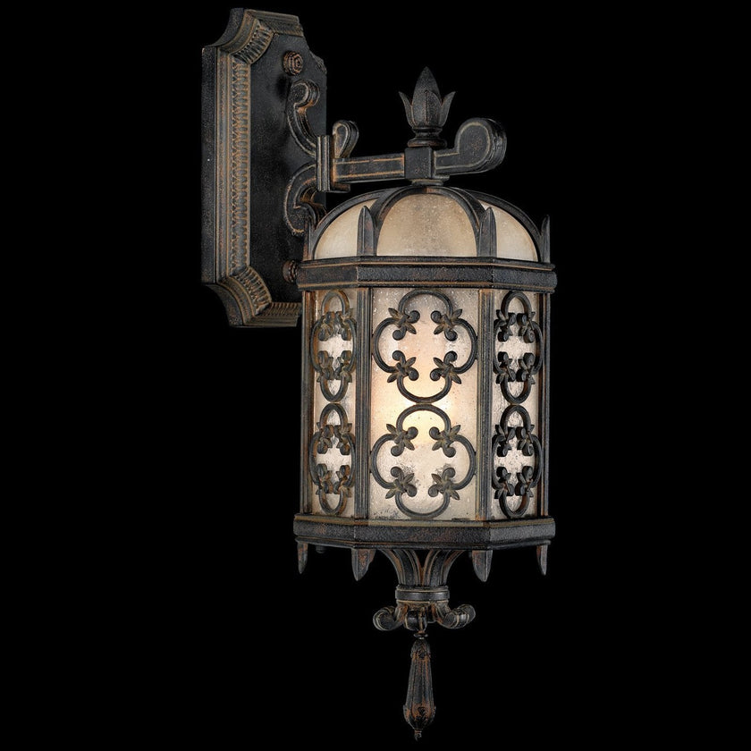 Fine Art Lighting Costa Del Sol Light 1 Light 20 inch Wrought Iron Outdoor Wall Sconce