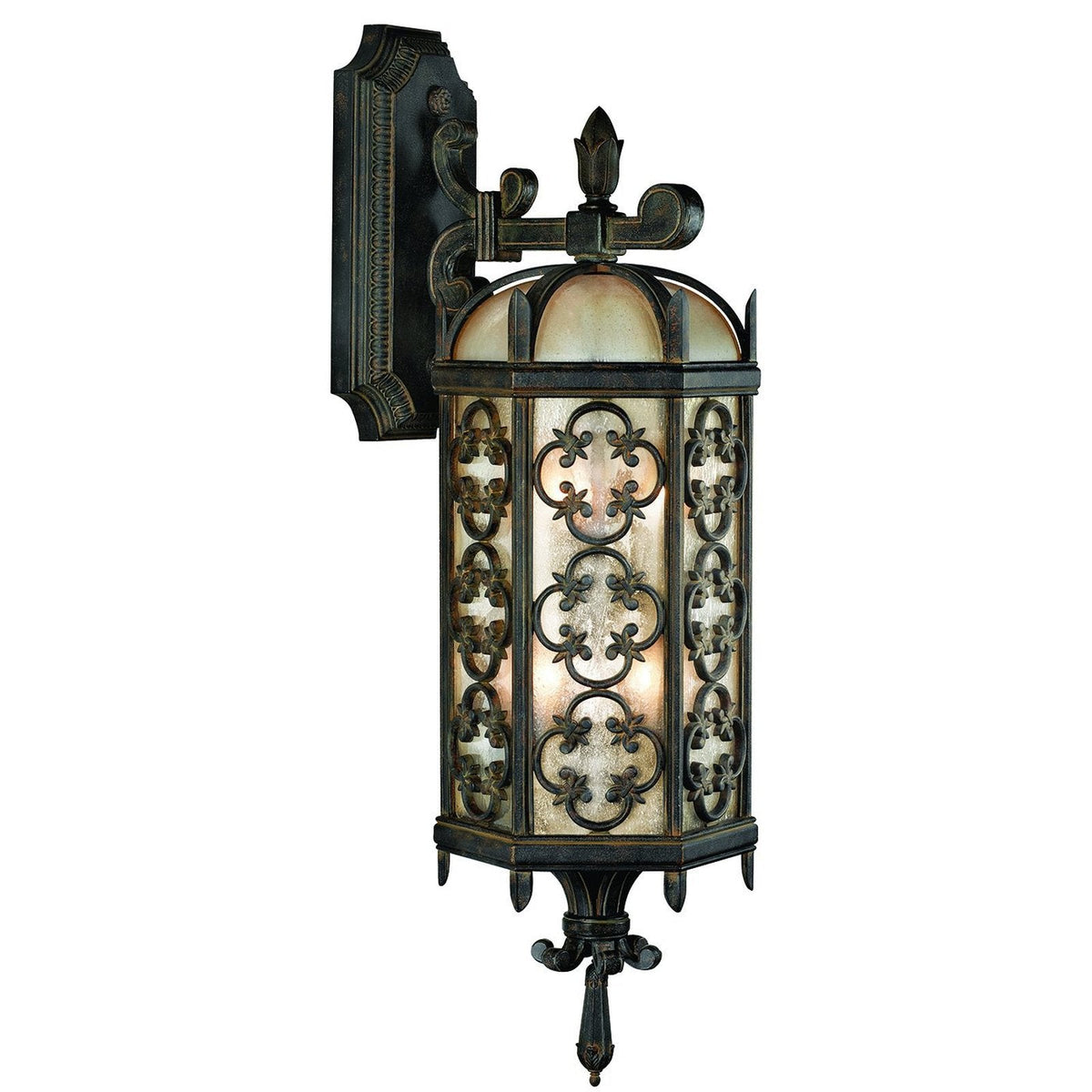 Fine Art Lighting Costa Del Sol Light 33 inch Wrought Iron Outdoor Wall Sconce