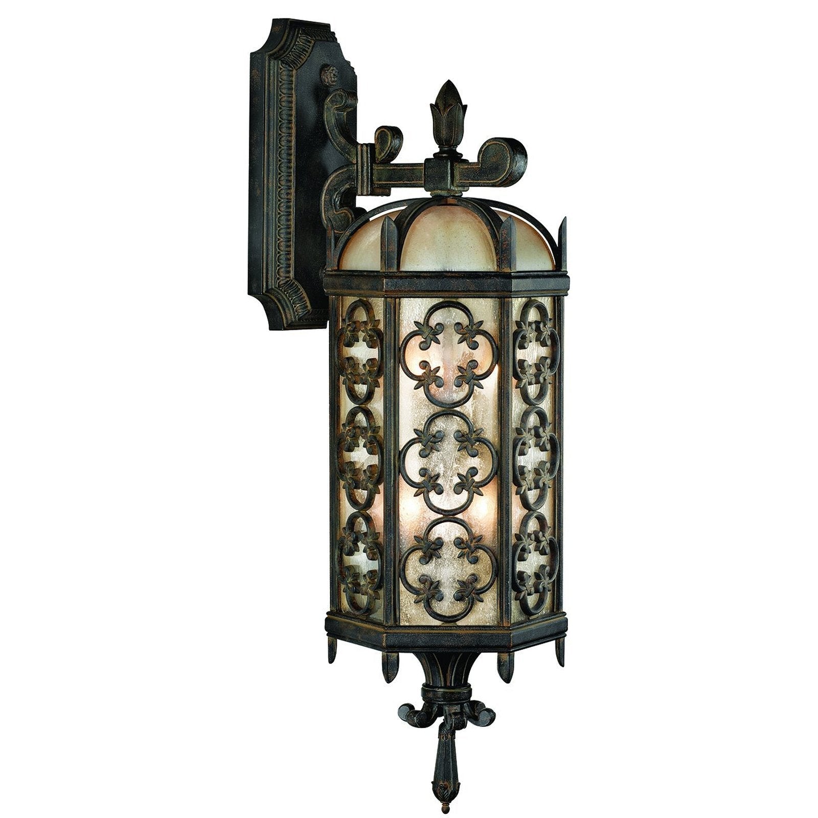 Fine Art Lighting Costa Del Sol Light 33 inch Wrought Iron Outdoor Wall Sconce