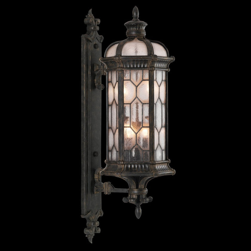 Fine Art Lighting Devonshire 4 Light 39 inch Antique Bronze Outdoor Wall Sconce
