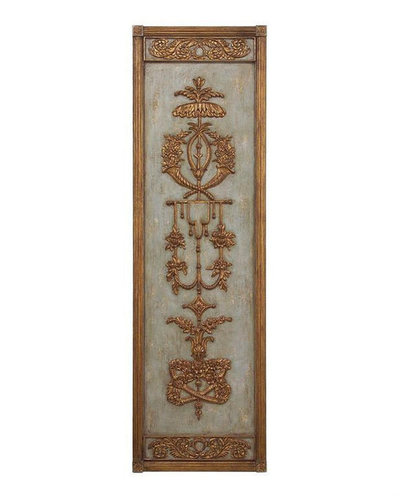 John Richard Hand-Carved Wood Panel Wall Art