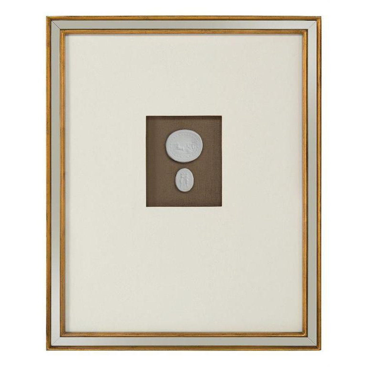 John Richard Mahogany Intaglio Wall Art