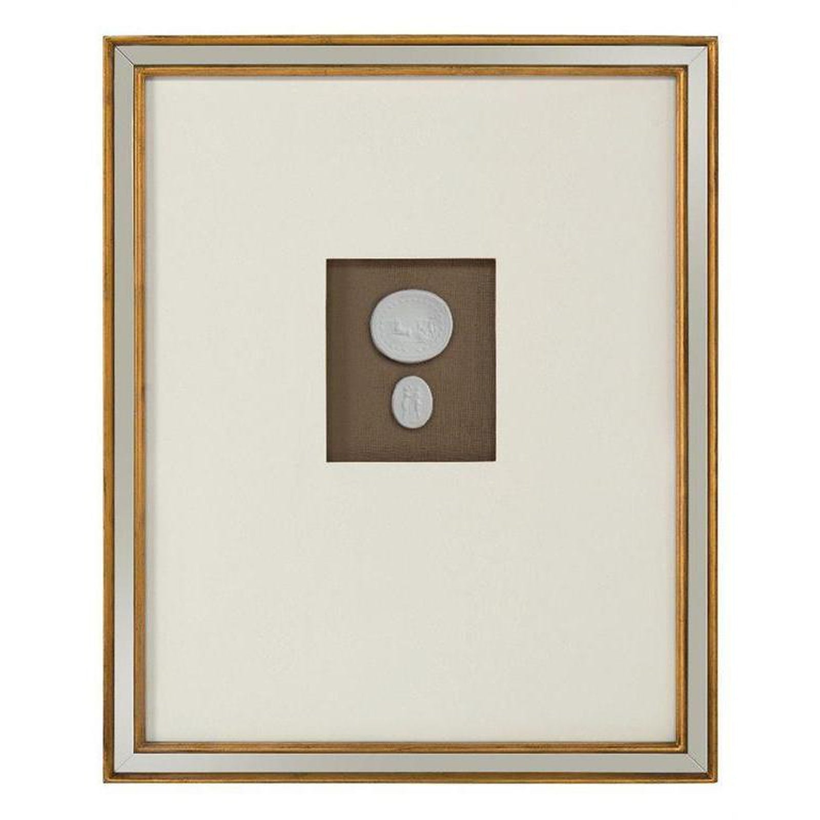 John Richard Mahogany Intaglio Wall Art