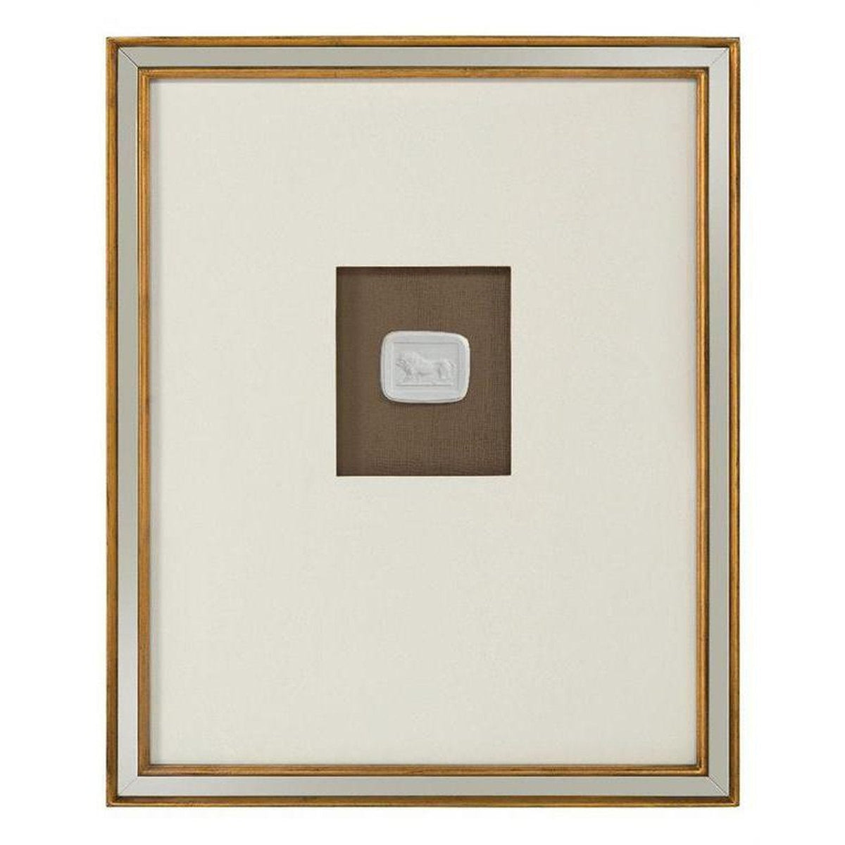 John Richard Mahogany Intaglio Wall Art