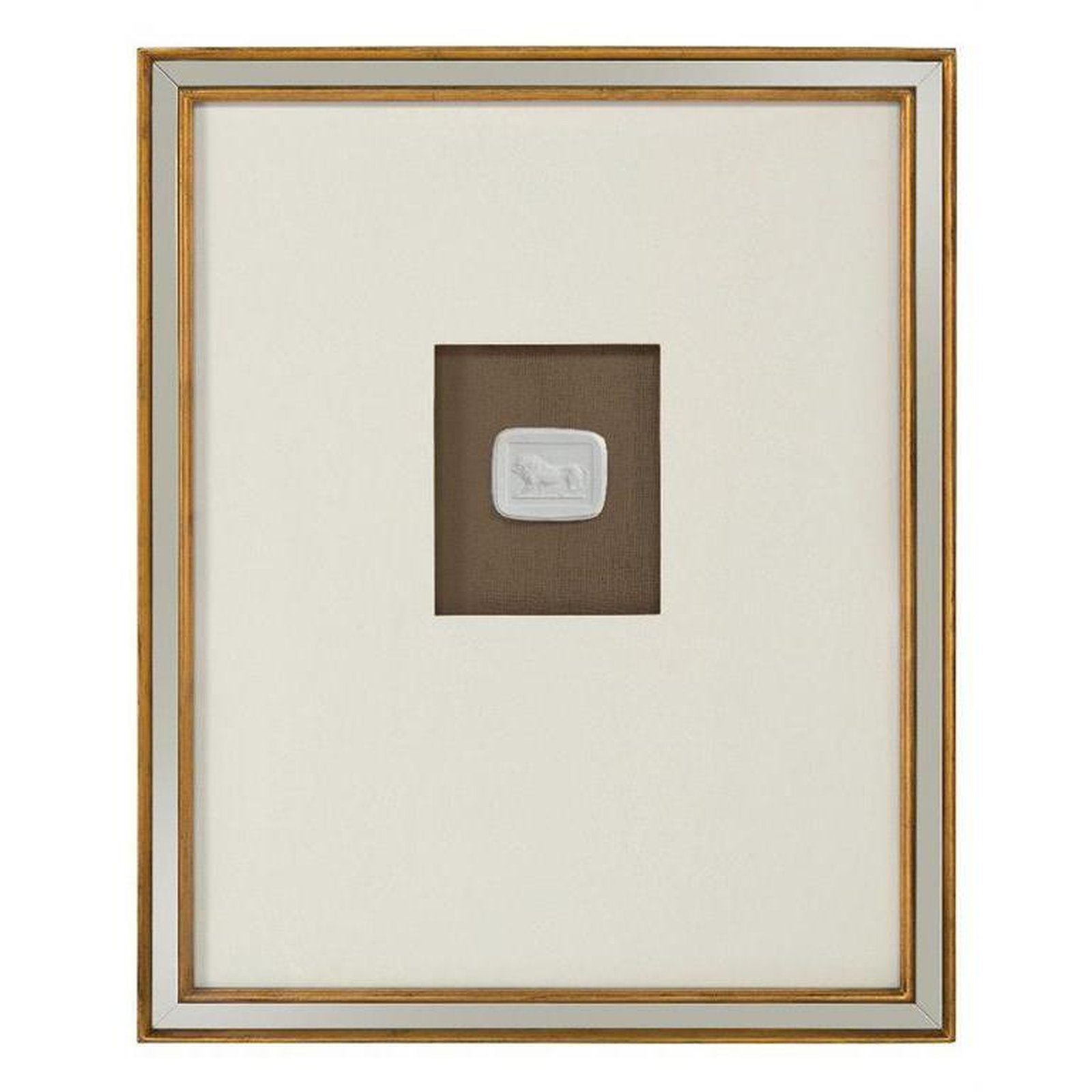 John Richard Mahogany Intaglio Wall Art