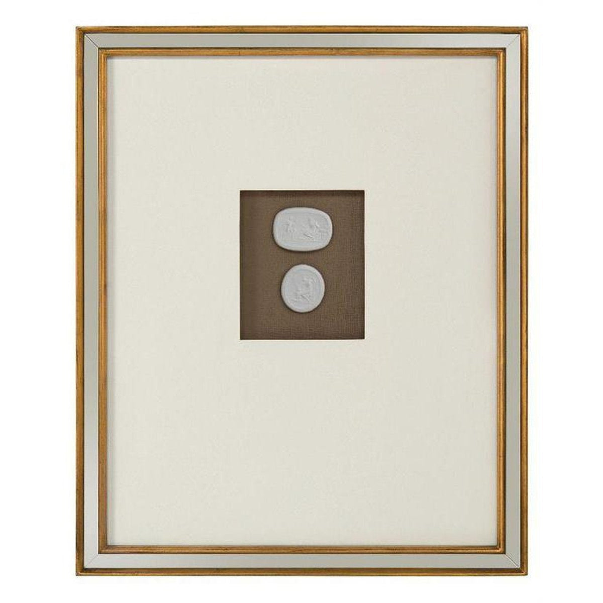 John Richard Mahogany Intaglio Wall Art