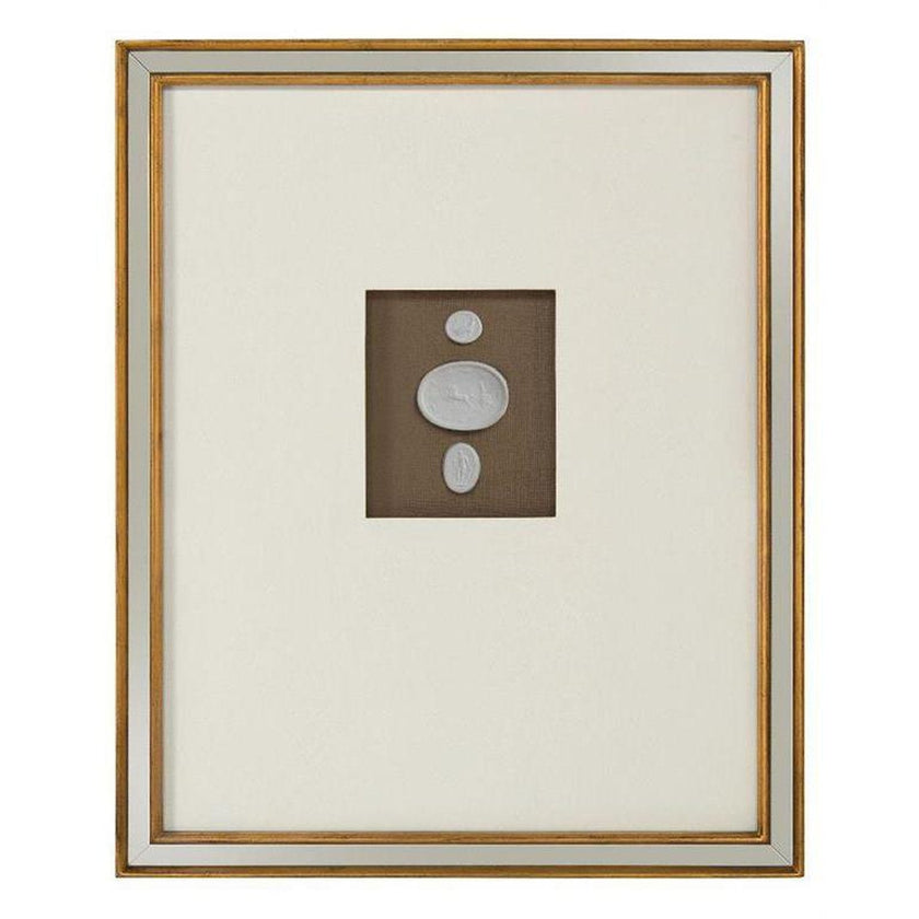 John Richard Mahogany Intaglio Wall Art