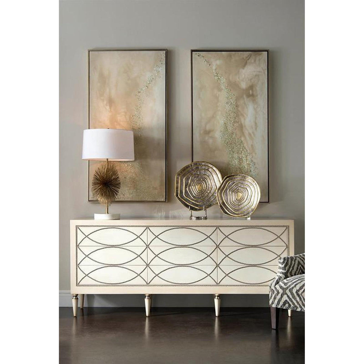 John Richard Mary Hong's Sepia Abstract Wall Art