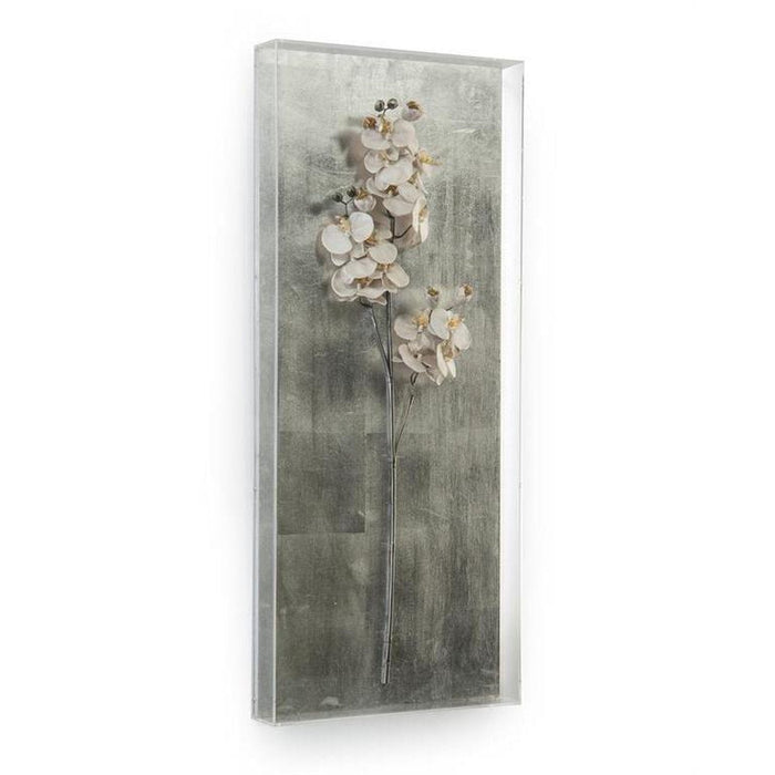 John Richard Silver Orchid Wall Art