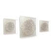 John Richard Set Of Three Silver Lace Wall Art