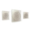 John Richard Set Of Three Silver Lace Wall Art