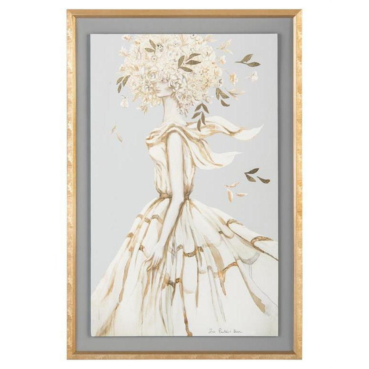 John Richard Zana Brown's Golden Femme Wall Art
