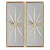 John Richard Set of Two North Star Wall Decor Wall Art