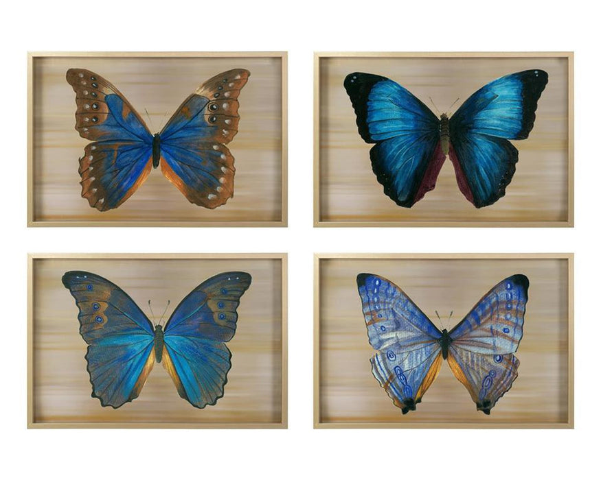 John Richard Gilded Butterflies Wall Art