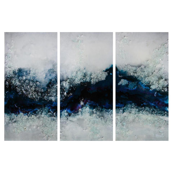 John Richard Mary Hong's Flowing River Triptych (Set Of Three) Wall Art