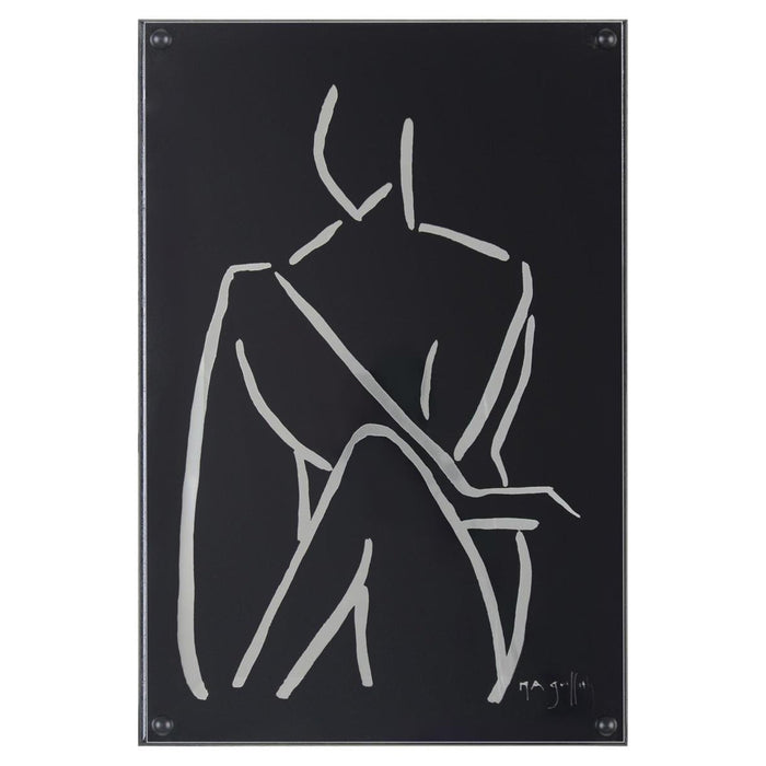 John Richard Ebony Contour Iii Wall Art