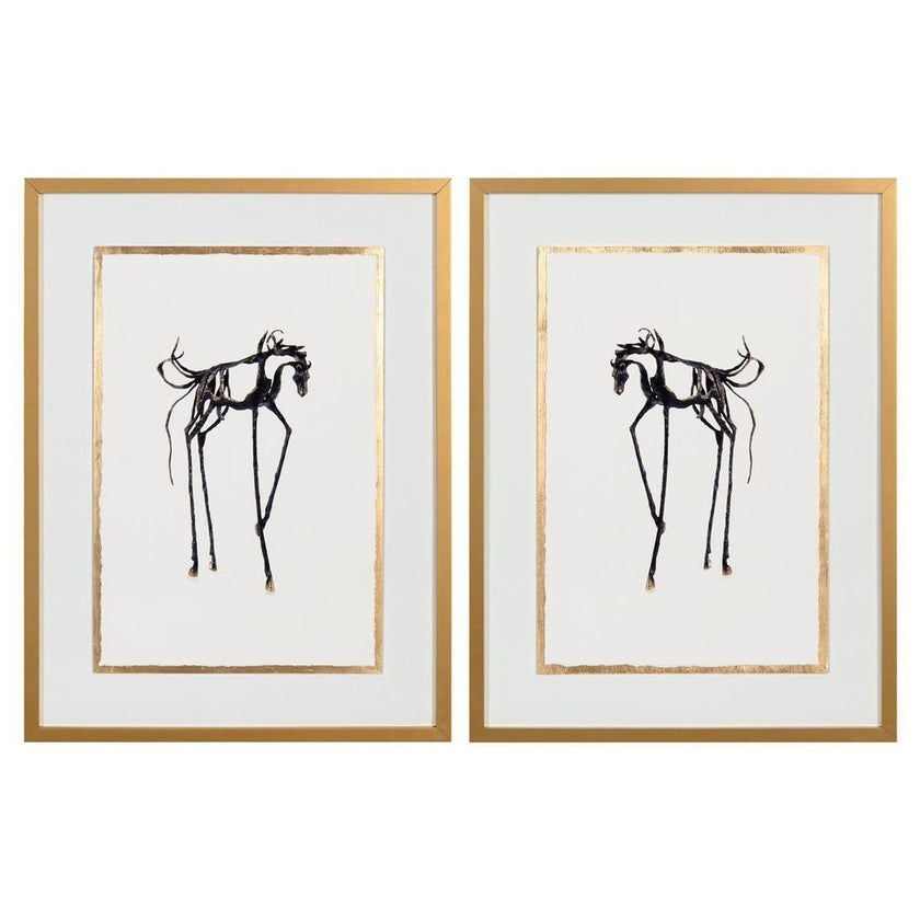 John Richard Horse Sculpture I Wall Art