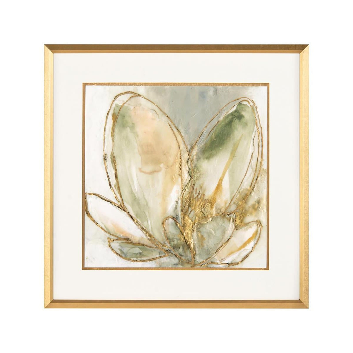 John Richard Blooming Gold Wall Art