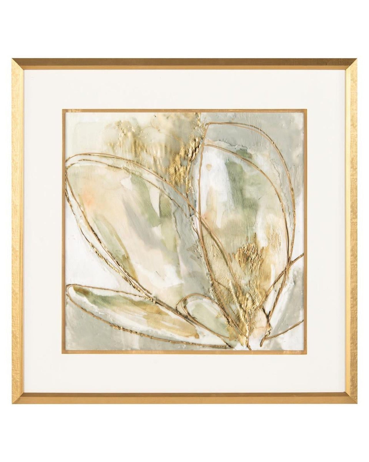 John Richard Blooming Gold Wall Art