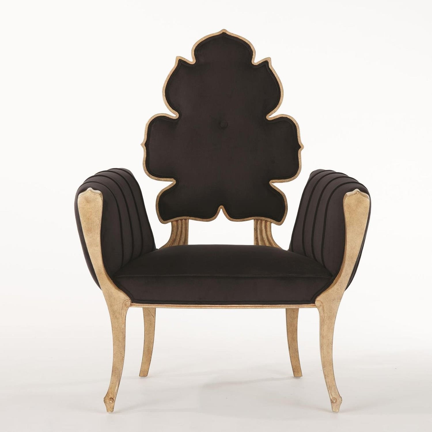 Global Views Black Wiggle Chair