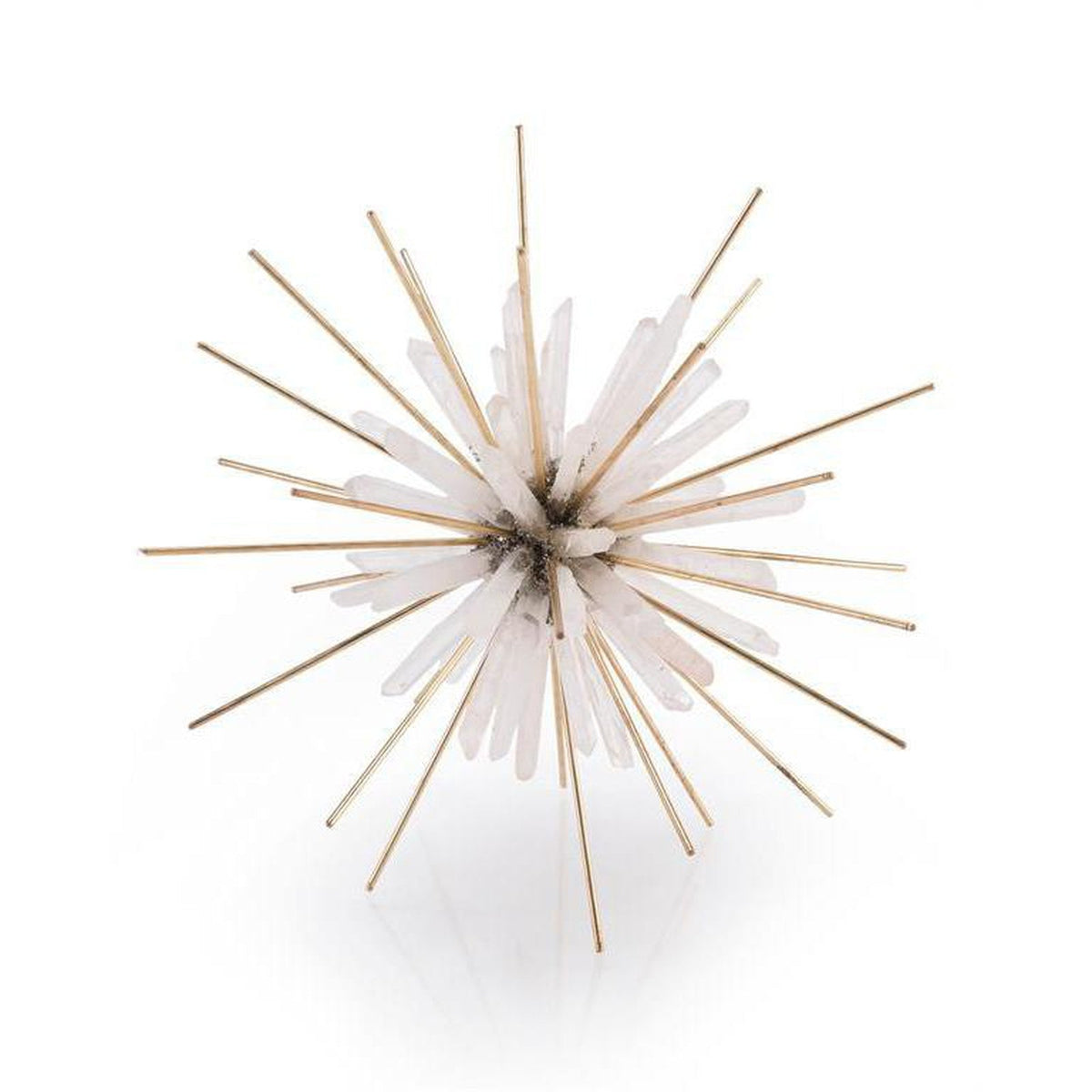 John Richard Decor Quartz and Brass Starburst